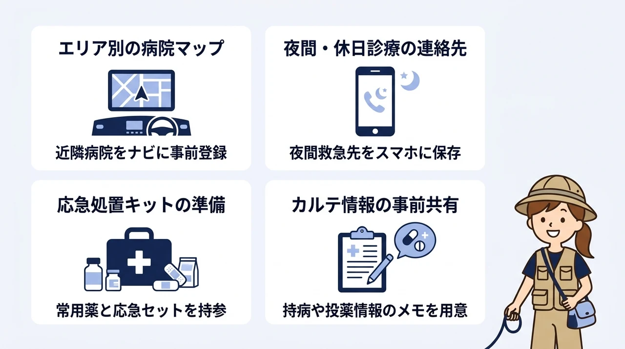 緊急時に備える那須エリアの動物病院と夜間診療情報