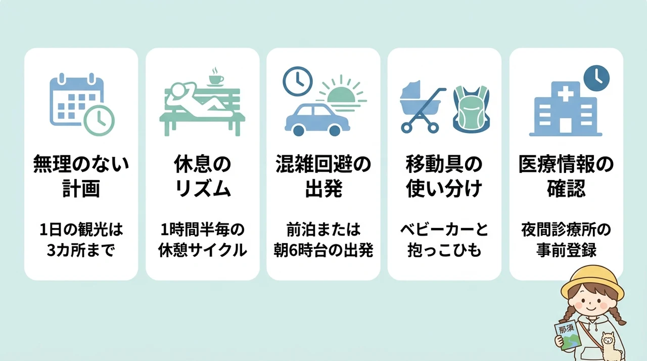 那須の子連れ旅行で後悔しないための注意点と準備