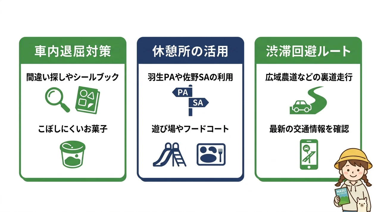 那須旅行の移動を快適にする注意点と工夫