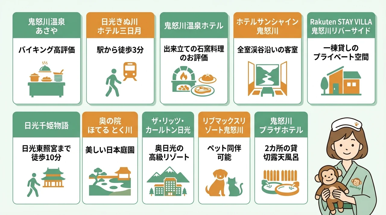 日光の子連れ旅行におすすめの温泉宿10選