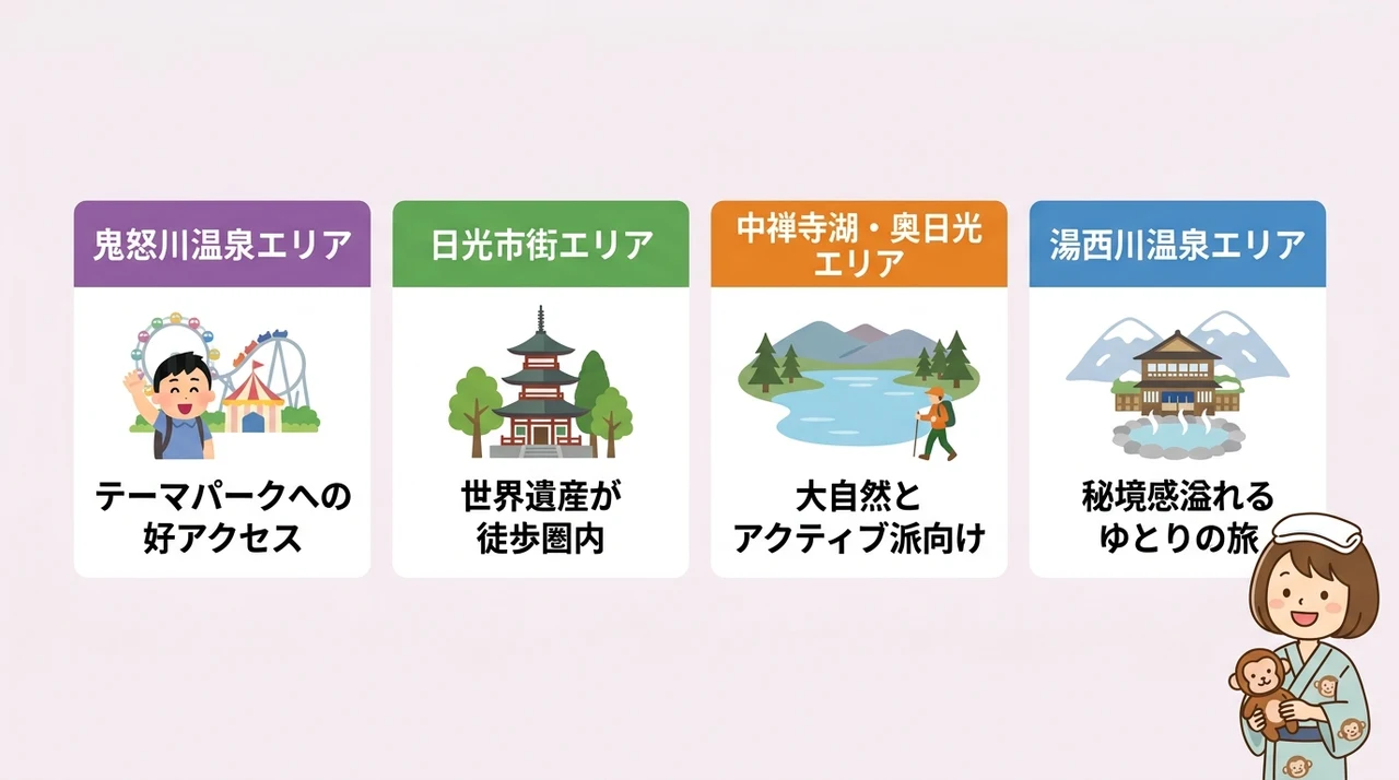 子連れ家族が失敗しない日光エリアの選び方