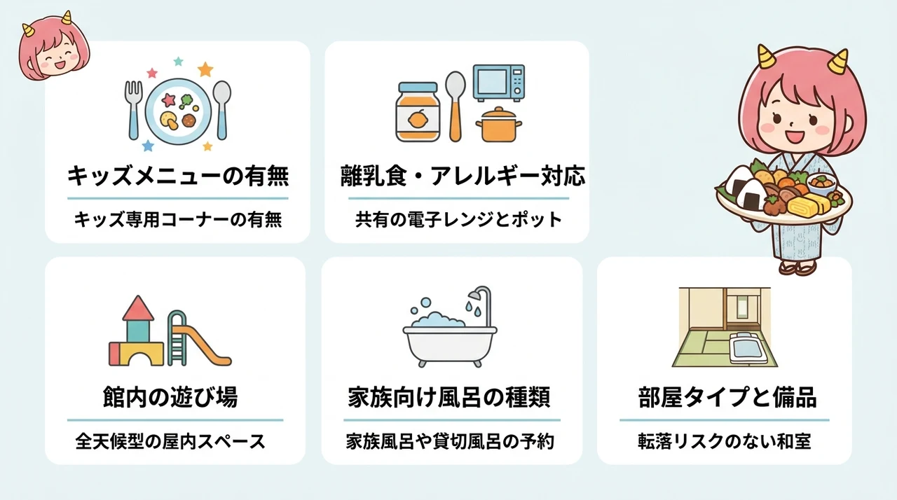 子連れ旅行で失敗しない宿選びの重要ポイント