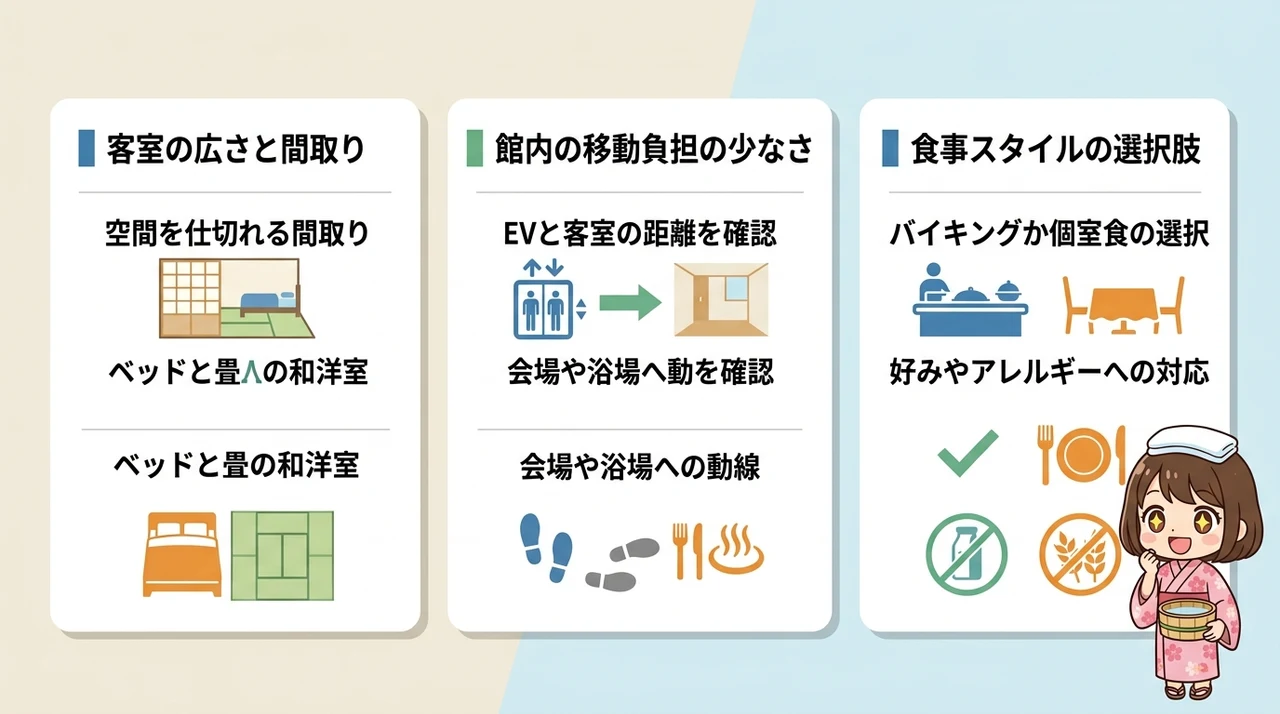 三世代旅行で後悔しない宿選びの3つの基準