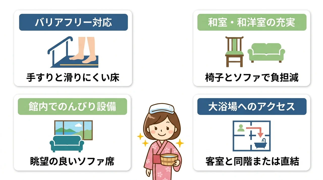 祖父母も安心して過ごせる宿の特徴と魅力