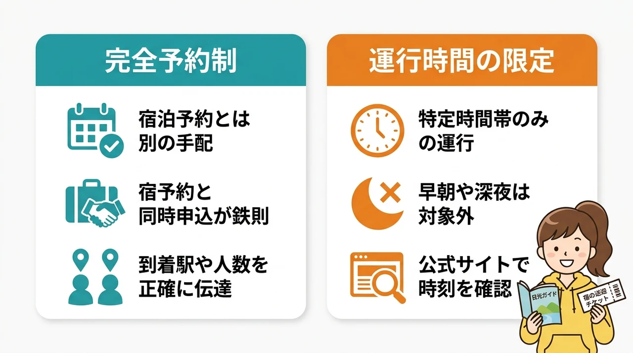 送迎利用時に知っておきたい注意点