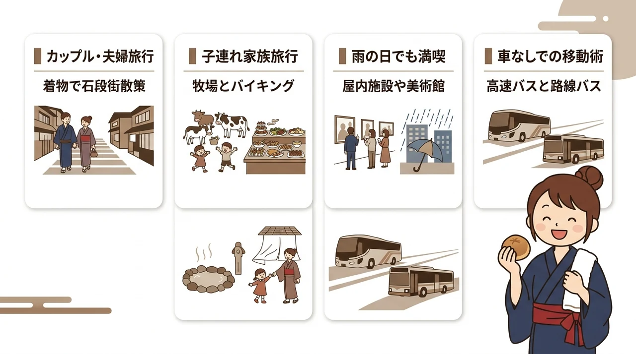 状況別に見る伊香保温泉の楽しみ方