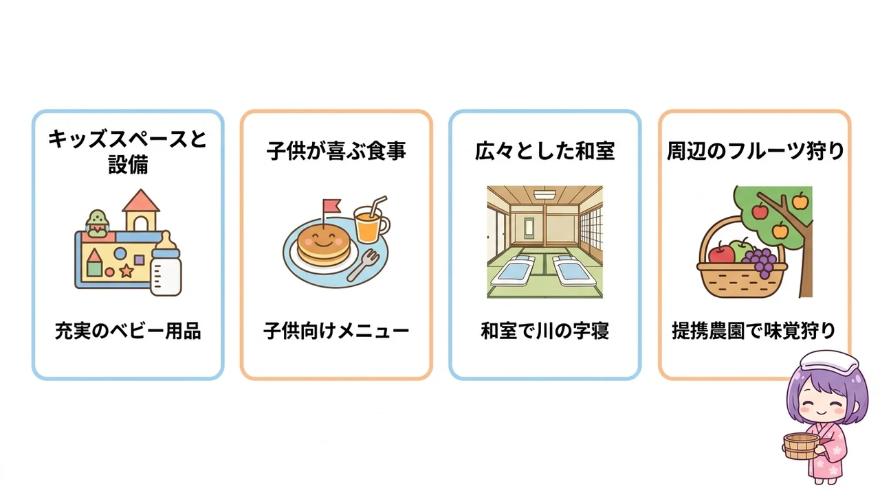 家族連れ・子連れ旅行で選ぶおすすめ宿の魅力
