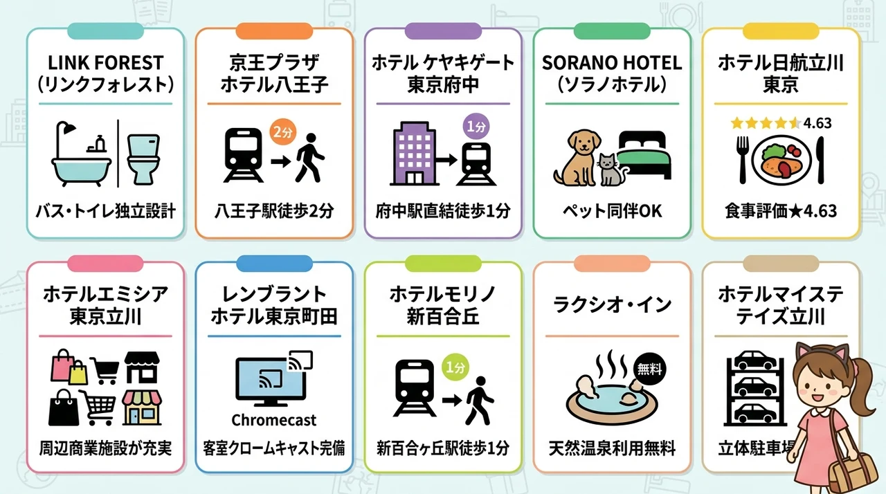 サンリオピューロランド周辺の子連れホテルおすすめ10選