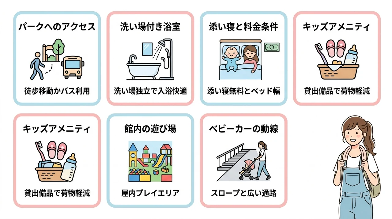 子連れで疲れないディズニー周辺ホテルの選び方