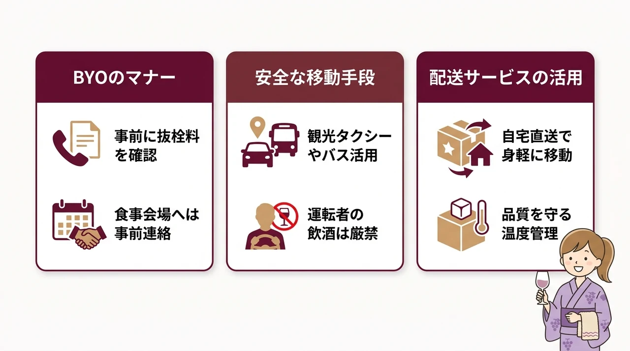ワイン旅をさらに充実させる3つの知恵