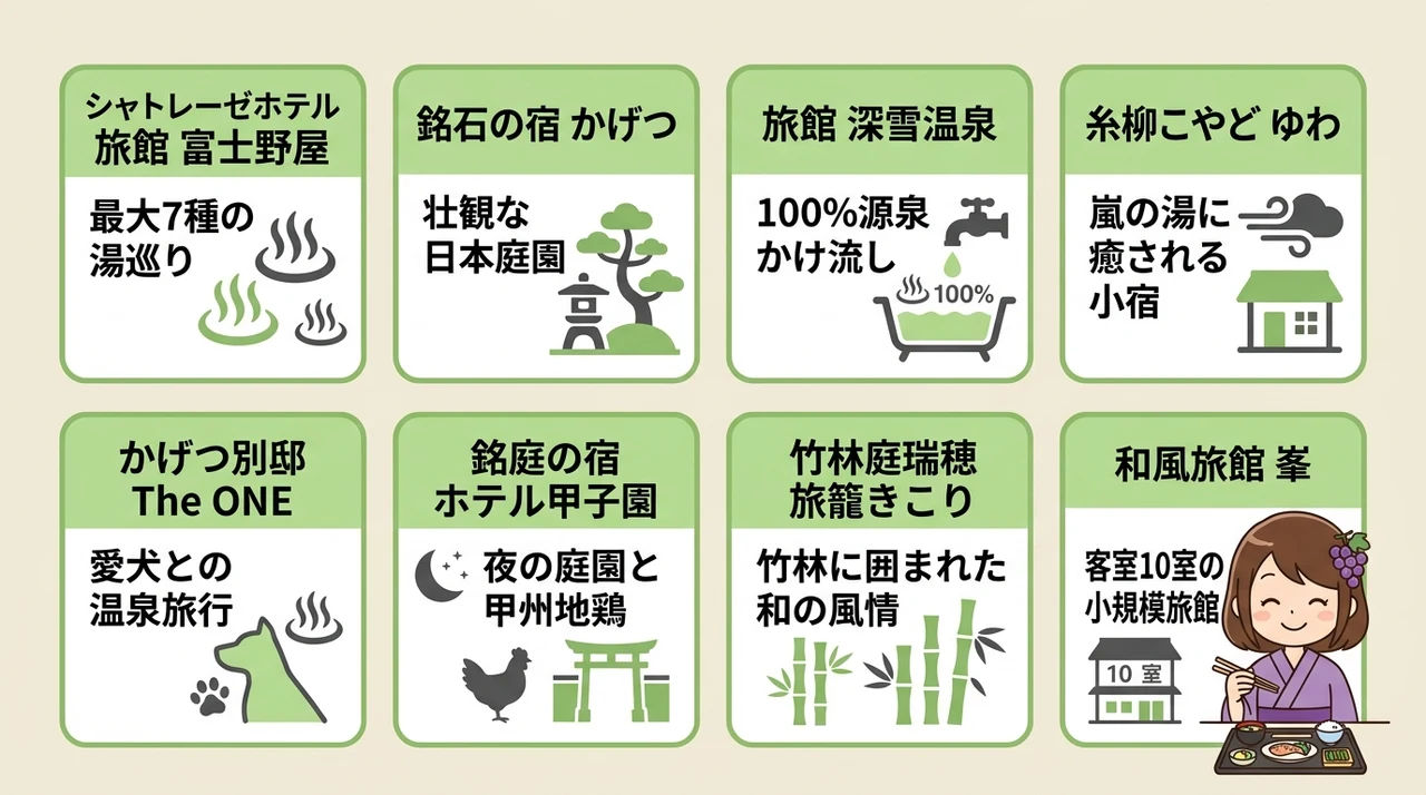 石和温泉で叶える憧れの部屋食|おすすめ旅館8選