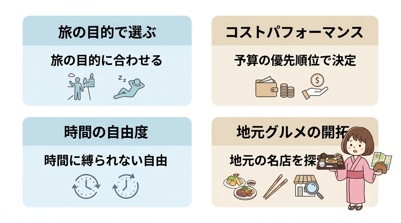 温泉宿の食事あり・なし、結局どっちが正解か