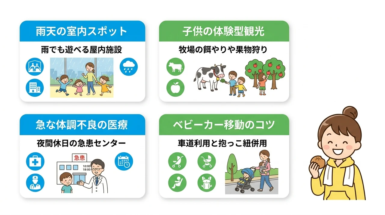 家族旅行をもっと快適にする周辺情報