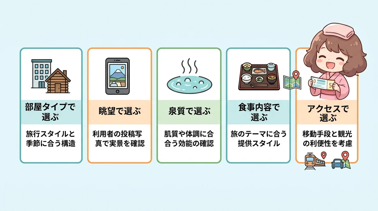 露天風呂付き客室の賢い選び方とポイント