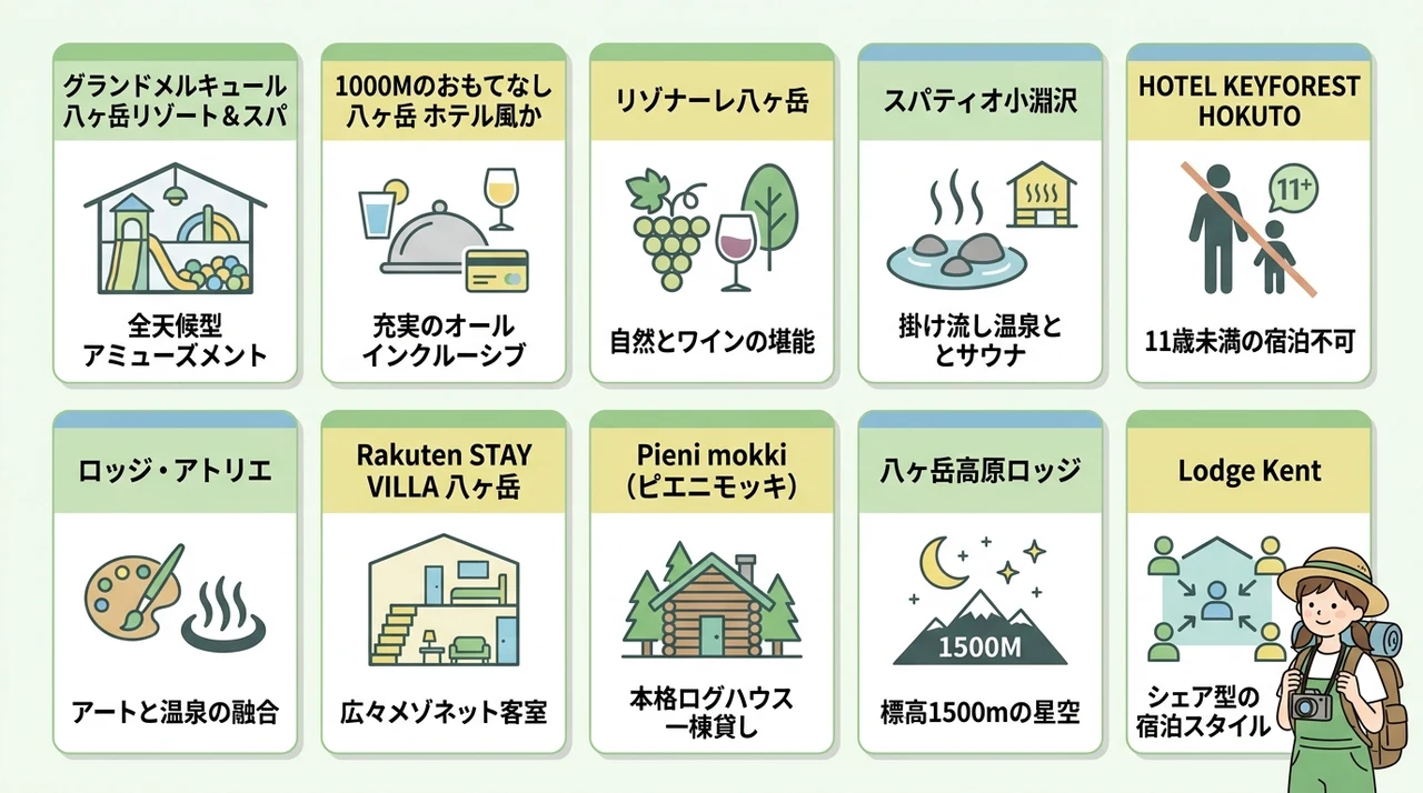 八ヶ岳・小淵沢で叶える一人旅おすすめ宿10選