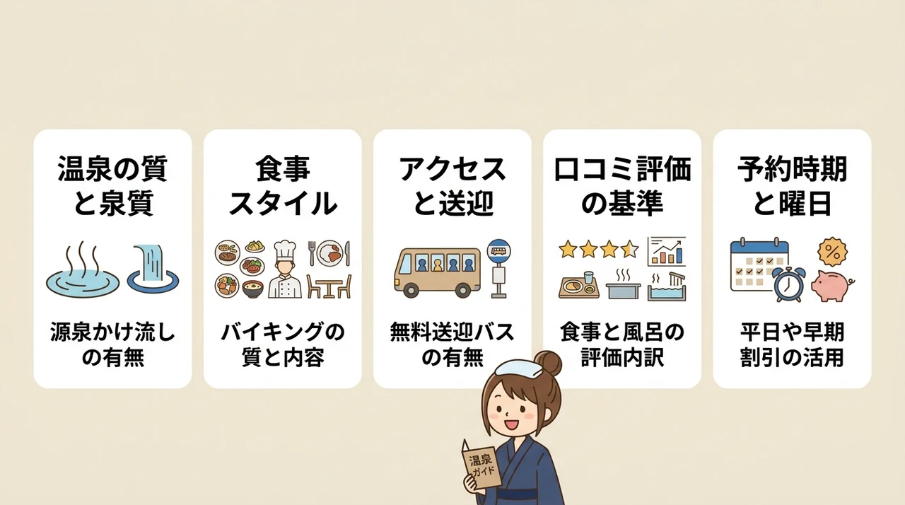 1万円台でも満足できる温泉宿の選び方