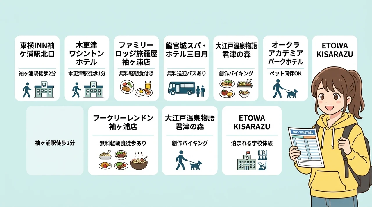 車なし派におすすめの周辺ホテル7選