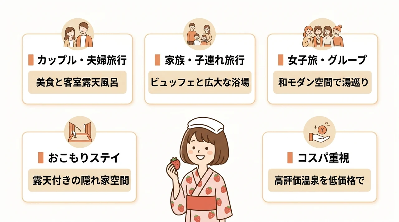 目的別で失敗しない伊豆長岡温泉の宿選び