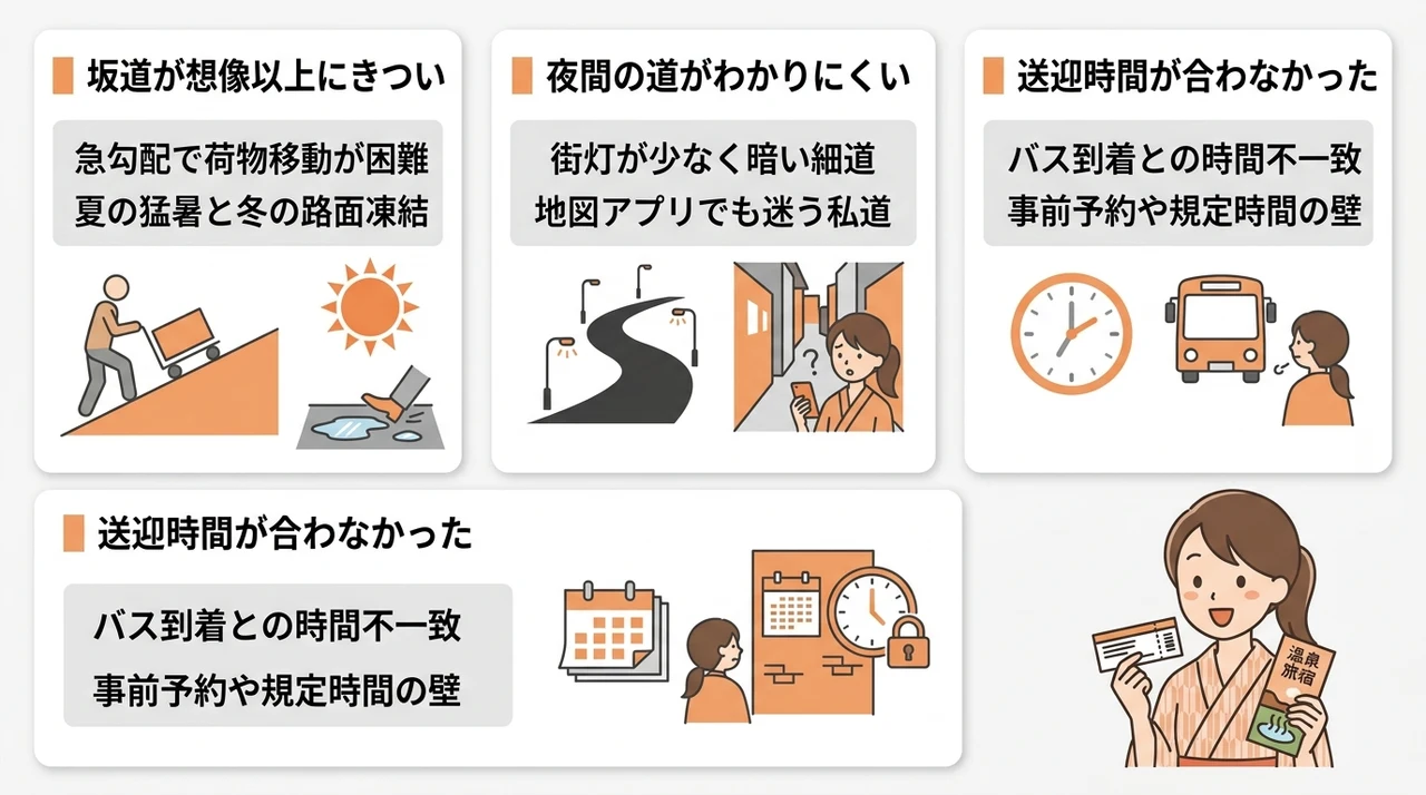 バス旅派が知っておきたい草津温泉の宿の悪い口コミ