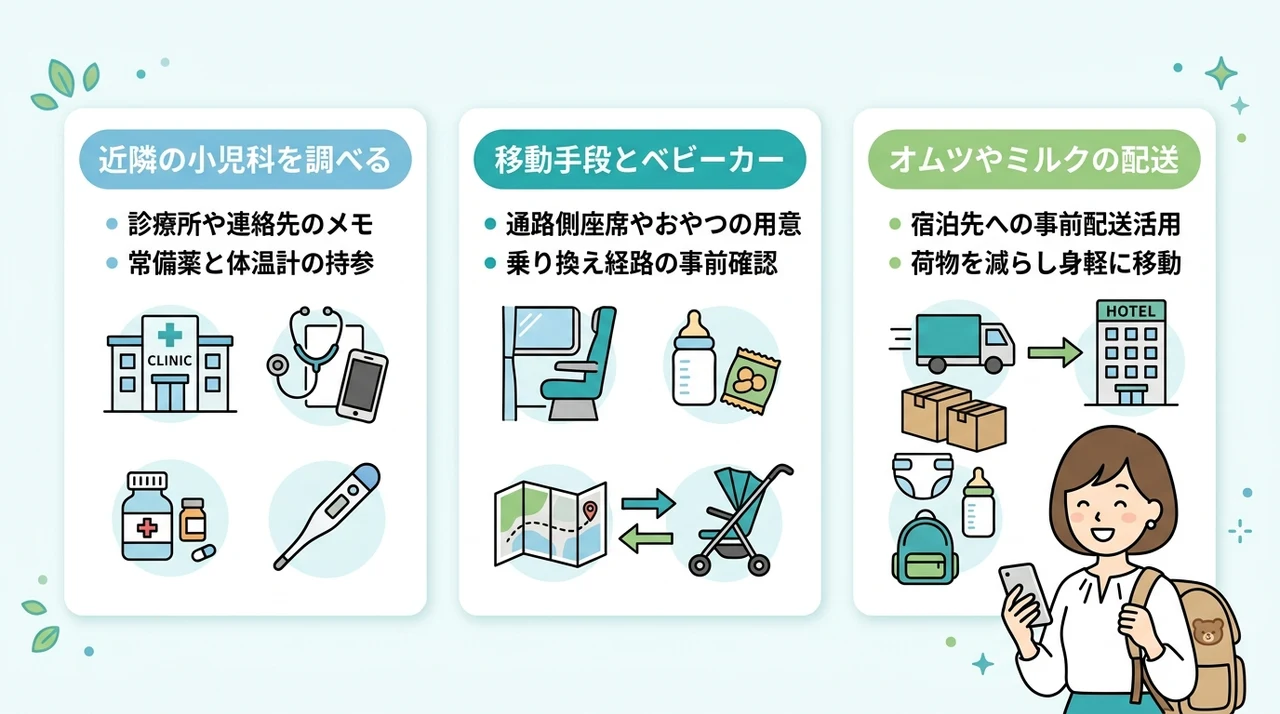 子連れ旅行の不安を解消する事前準備