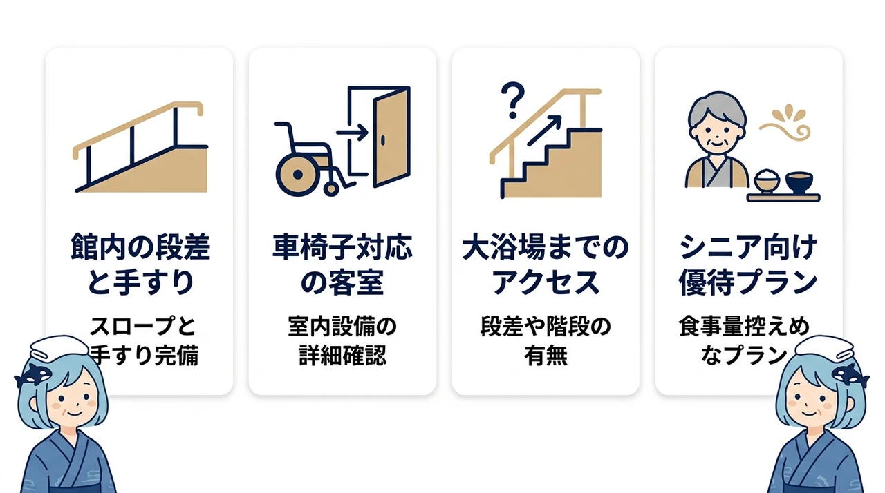 バリアフリー対応とシニア層への配慮