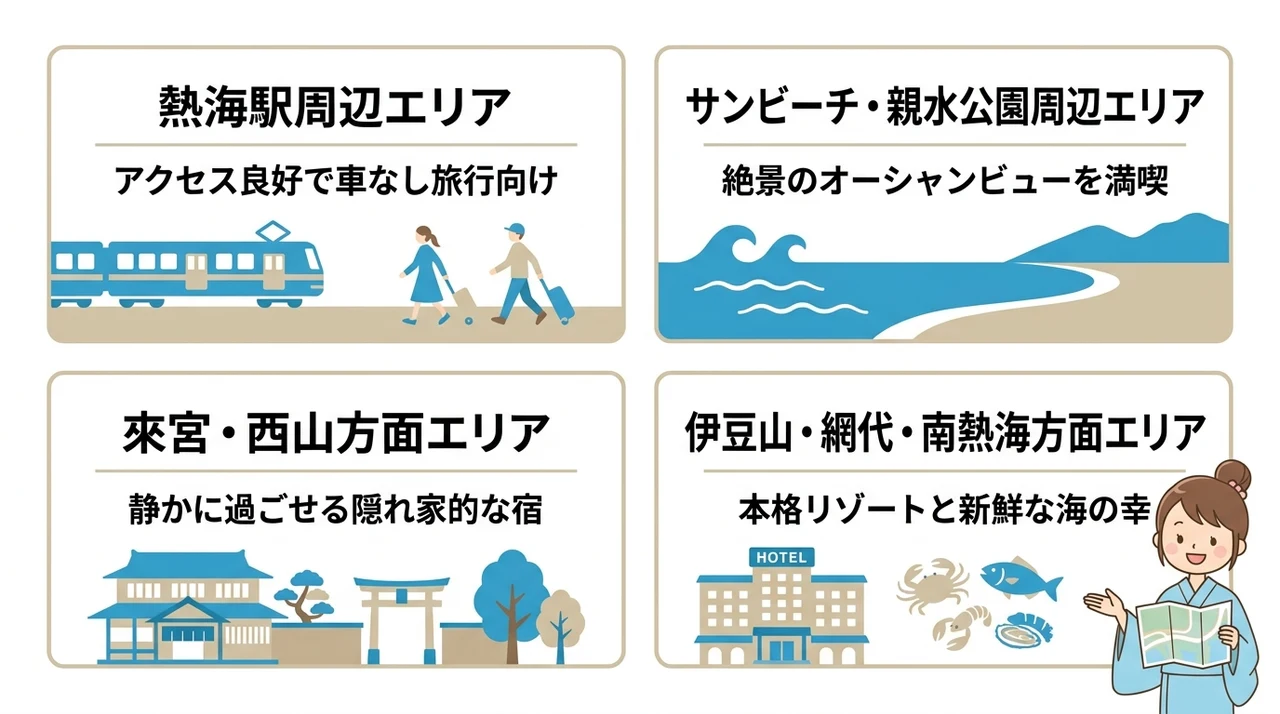 熱海の宿泊エリアは4つ！特徴と選び方の基本