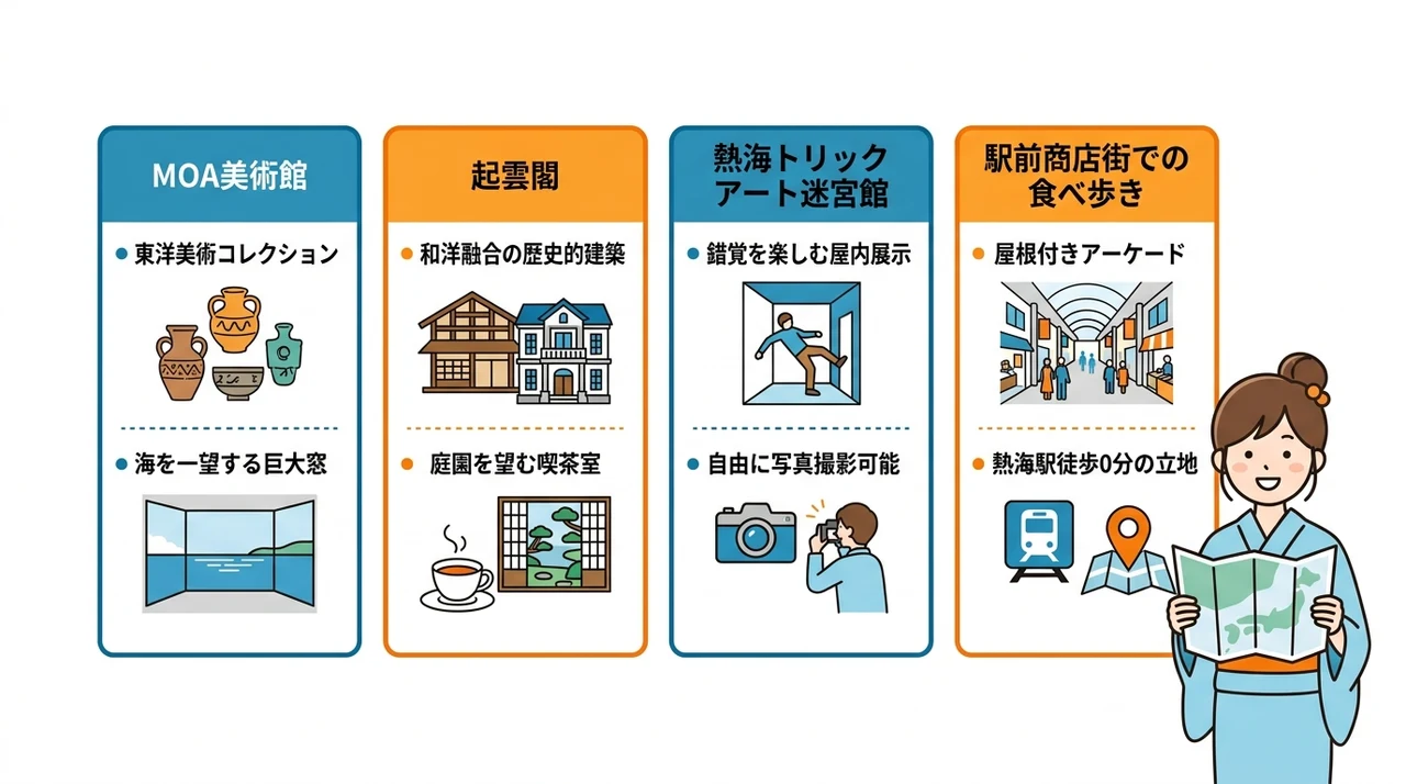 天候不良でも楽しめる熱海の過ごし方