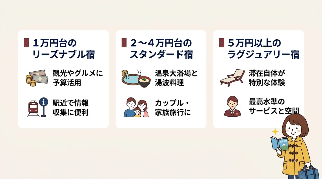予算別で叶える日光の宿泊体験ガイド
