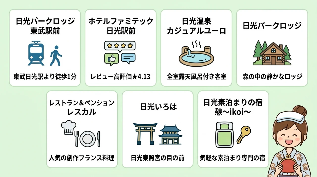 コスパ最強！日光の格安温泉宿おすすめ7選