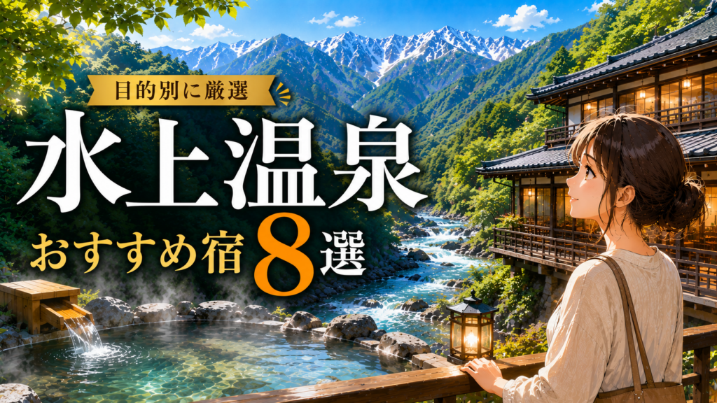 水上温泉のおすすめ宿8選を紹介するアイキャッチ画像
