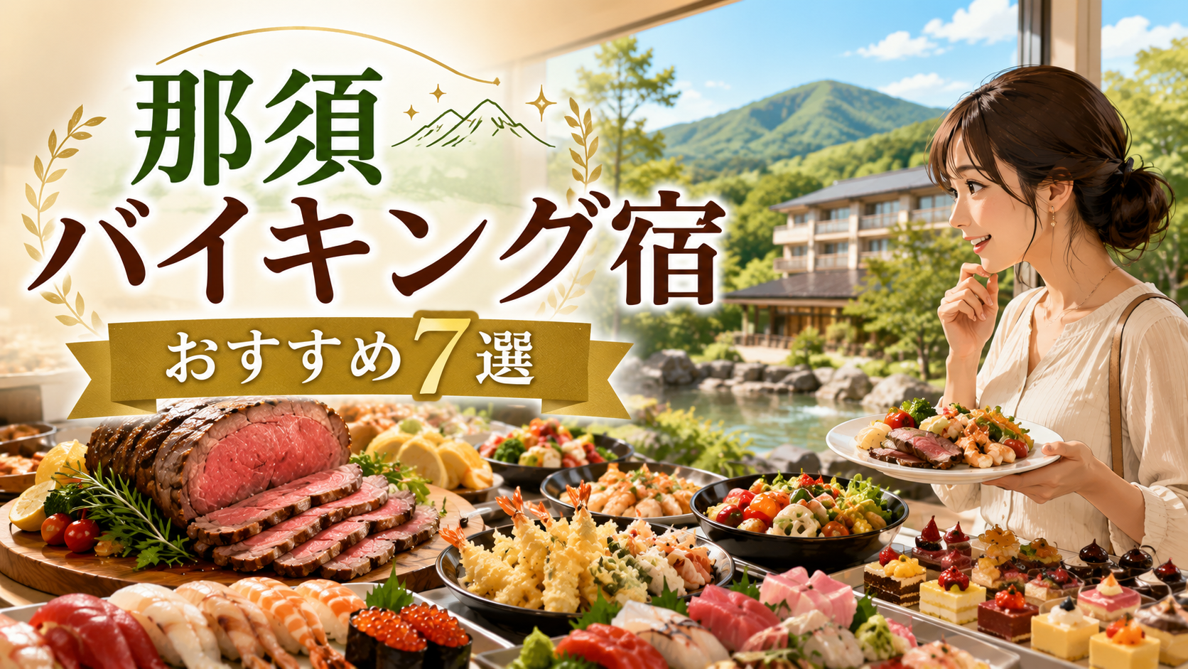 那須でバイキングが美味しいおすすめホテル7選