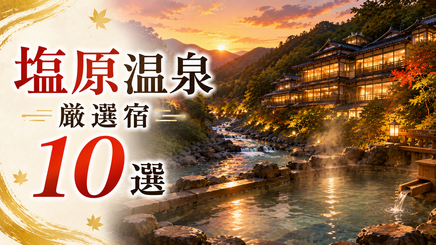 塩原温泉のおすすめ宿10選｜渓流露天風呂と温泉旅館