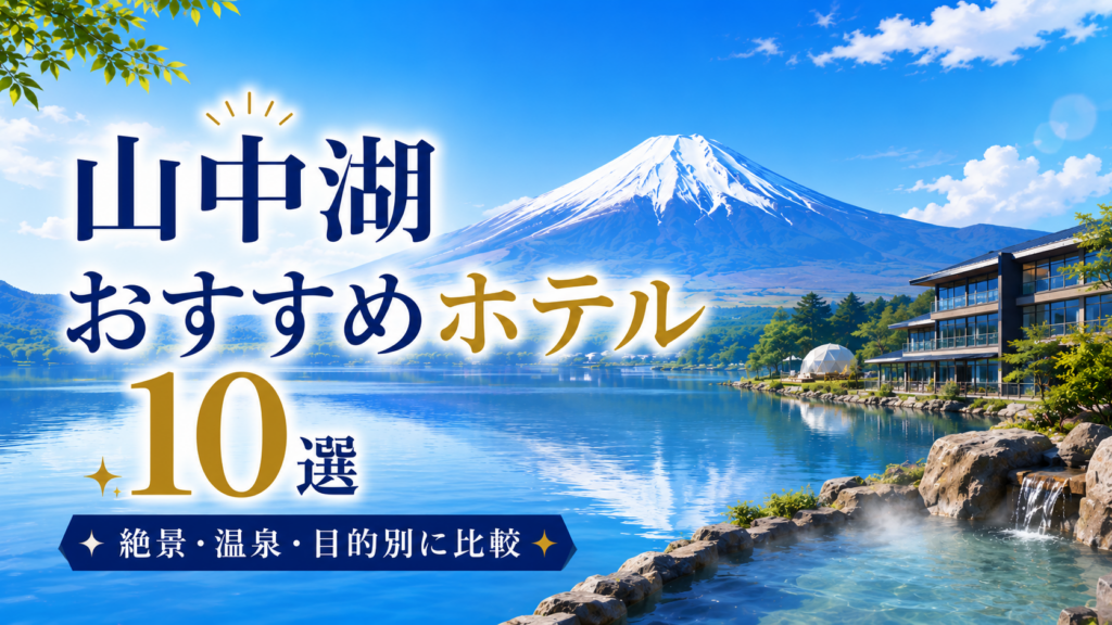 富士山と山中湖を望むおすすめホテル10選のイメージ