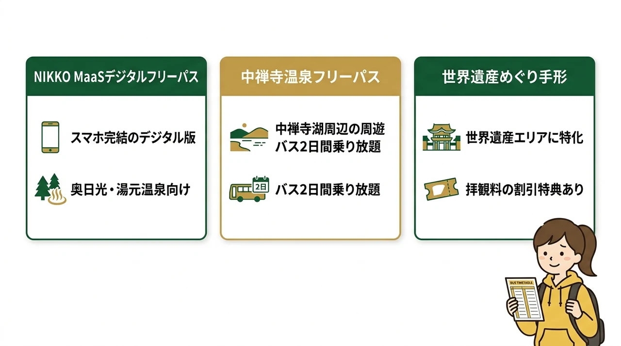 車なし旅行の強い味方!お得な交通パス