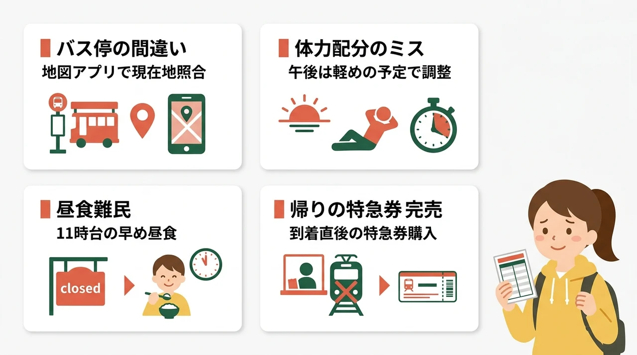 車なし日光旅行のよくある失敗と対策