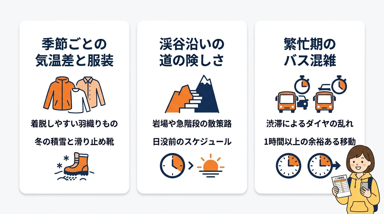 車なし鬼怒川温泉で後悔しないための注意点