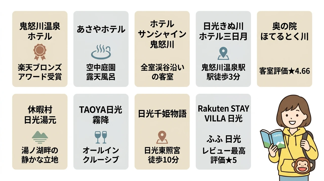 子連れ旅行におすすめの日光エリア別ホテル10選