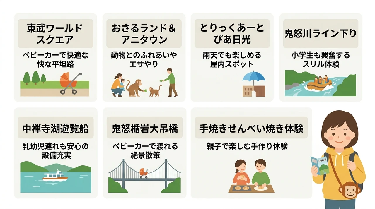 年齢別で選ぶおすすめの日光観光スポット