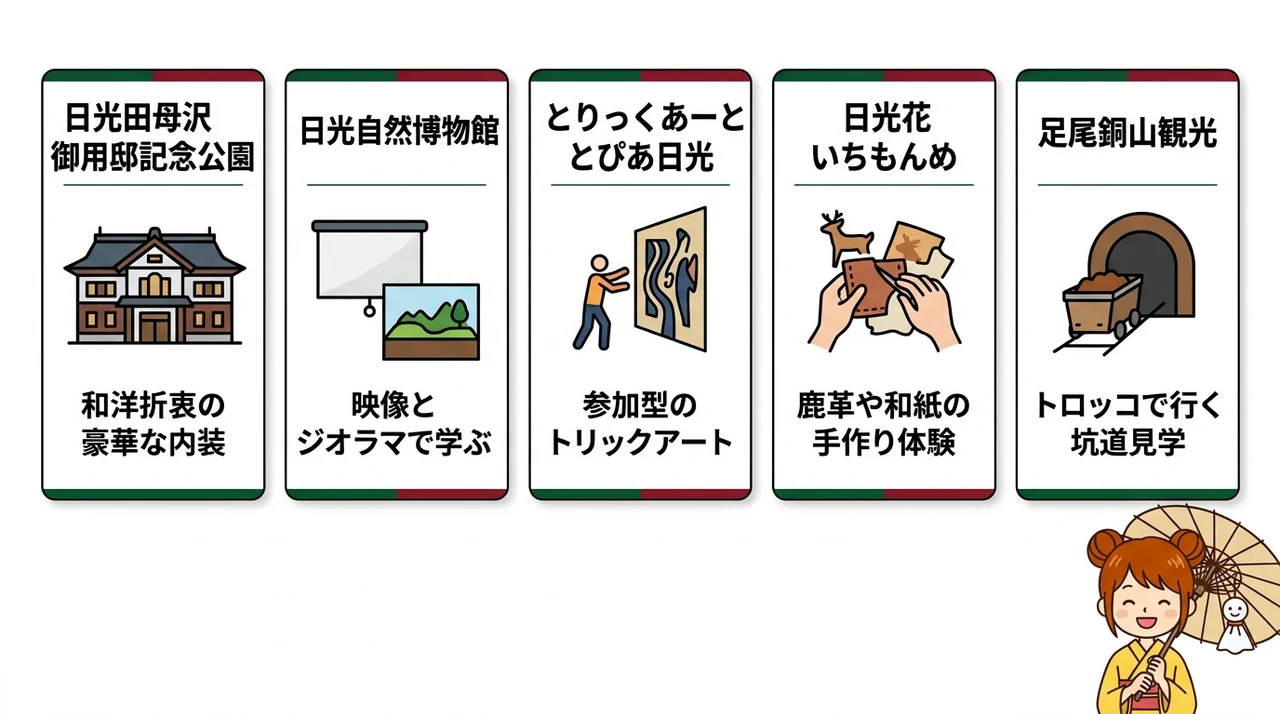 雨の日光で楽しむ屋内観光スポット5選