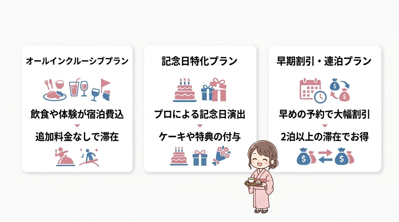 カップル旅行に最適な宿泊プランの比較