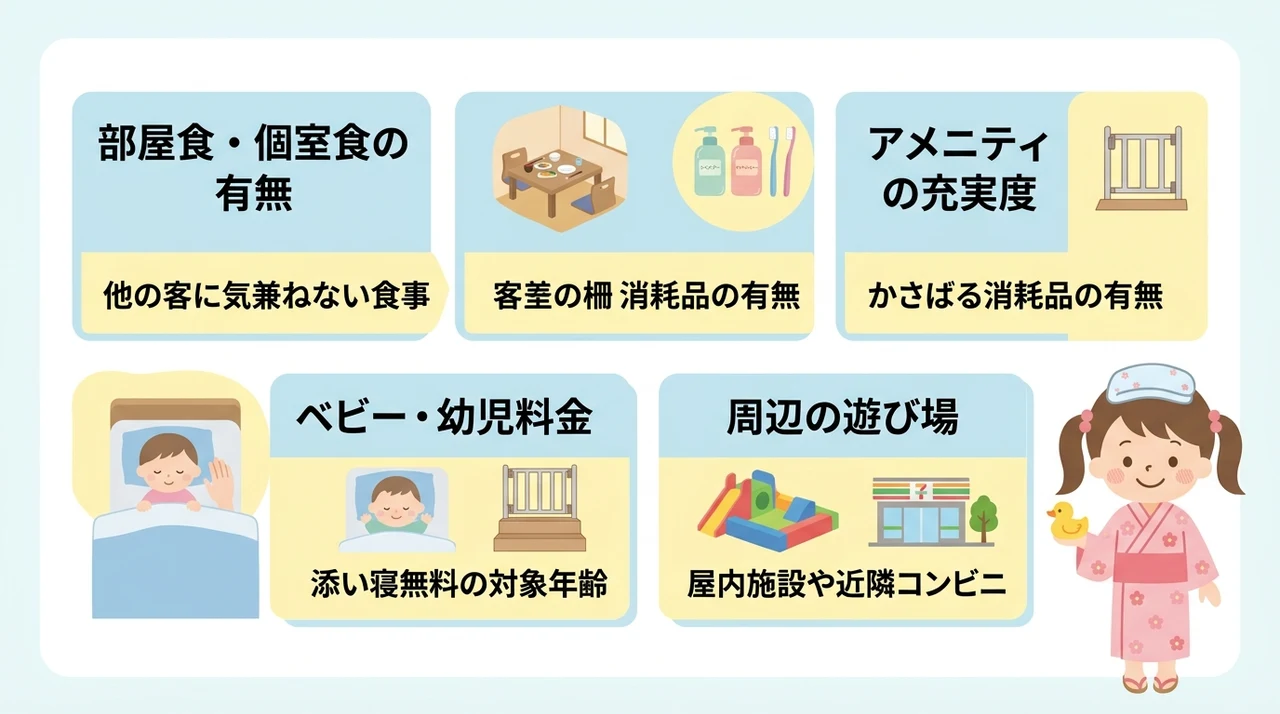 失敗しない!子連れ向け露天風呂付き客室の選び方