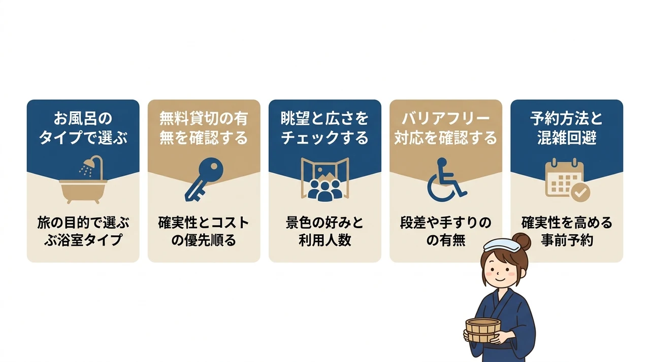プライベート空間を満喫できる宿の選び方
