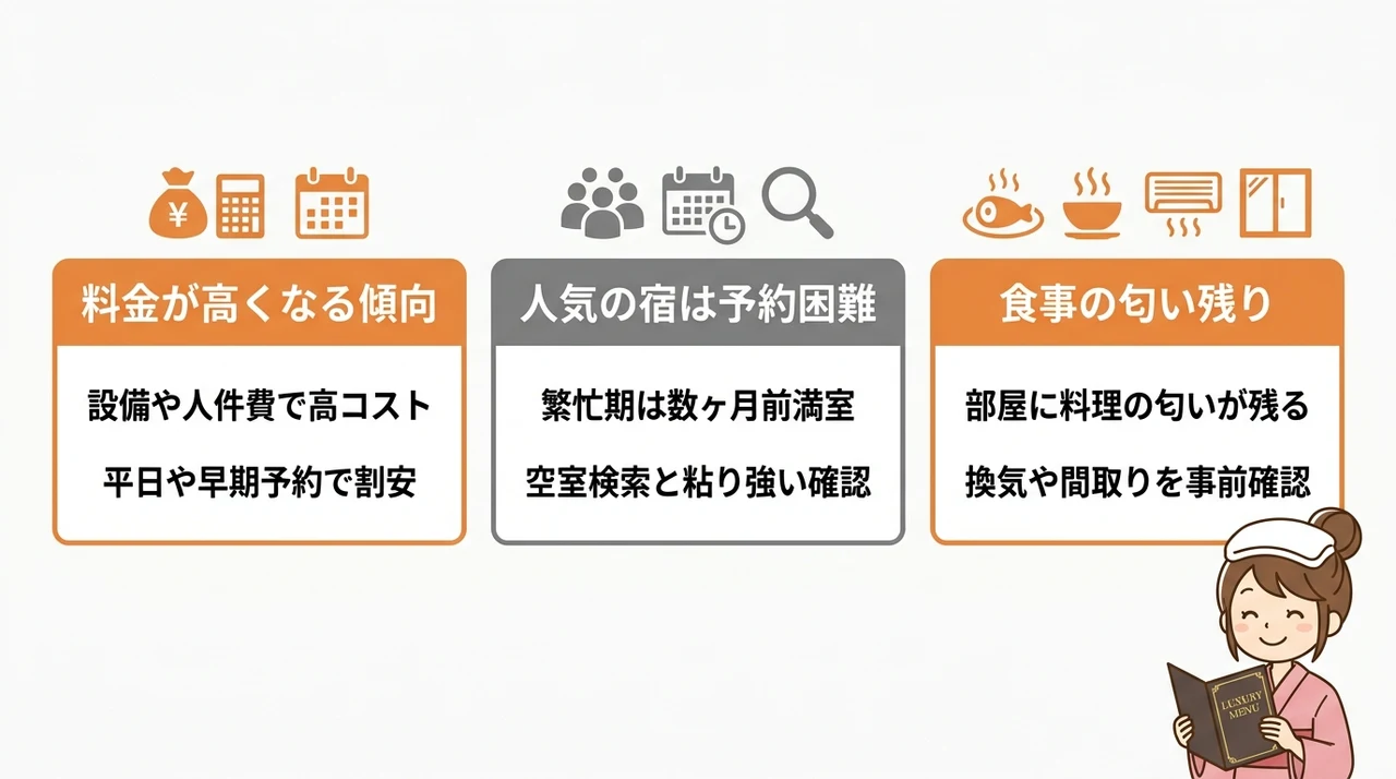 予約前に知っておきたい注意点とデメリット