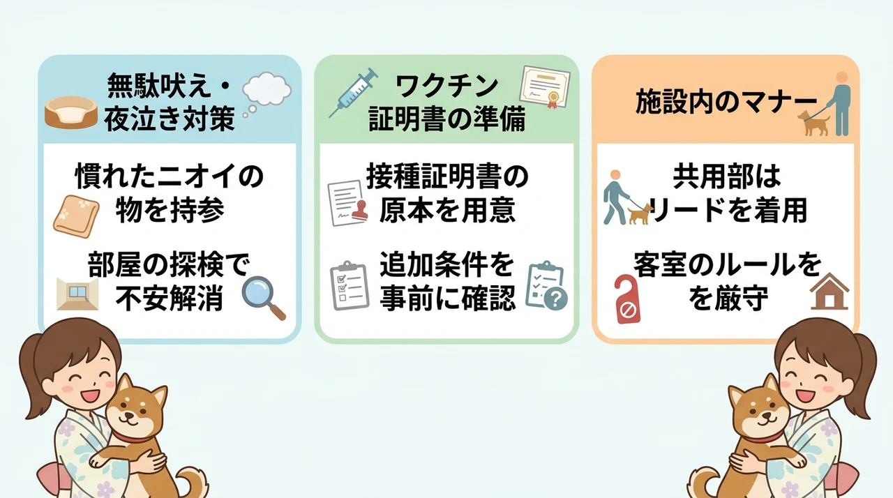 知っておきたい宿泊時の注意点と事前準備