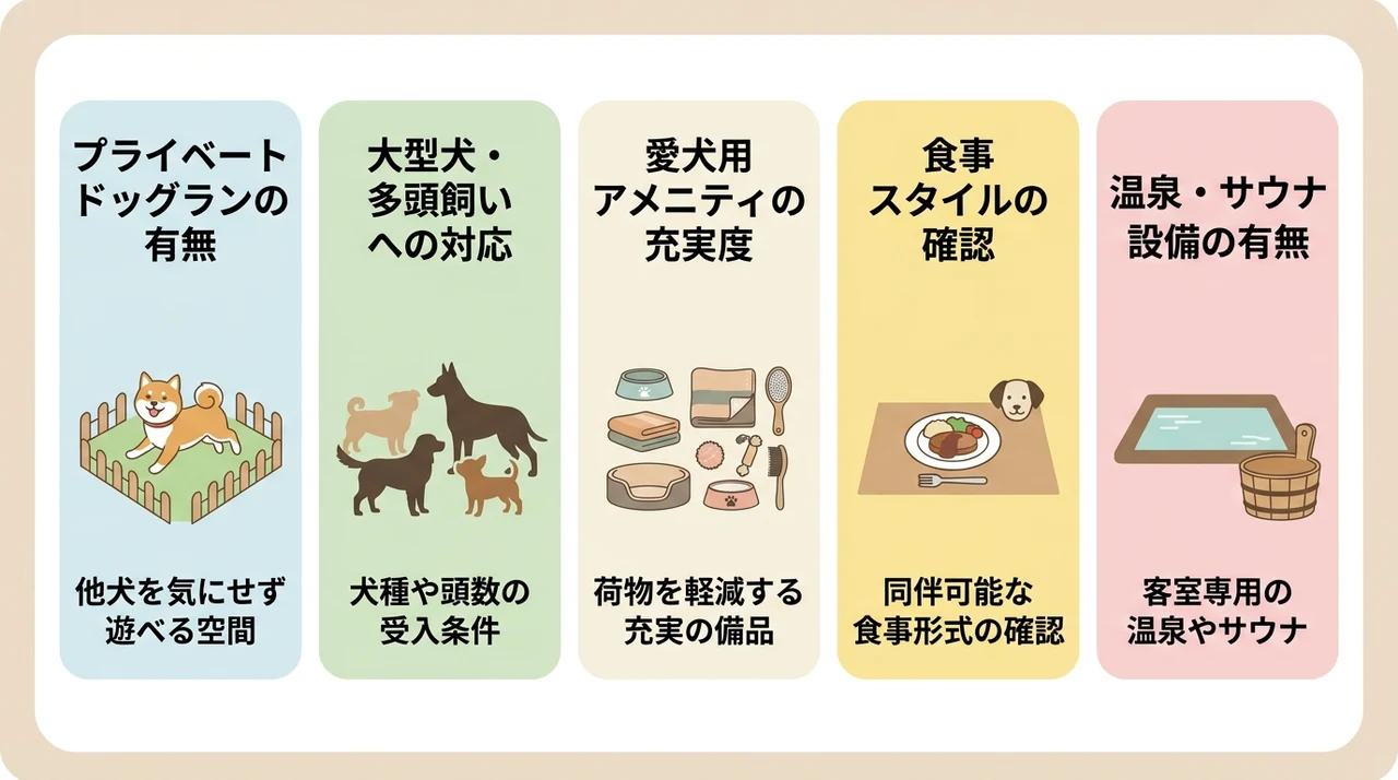 愛犬と快適に過ごすコテージ選びの重要ポイント