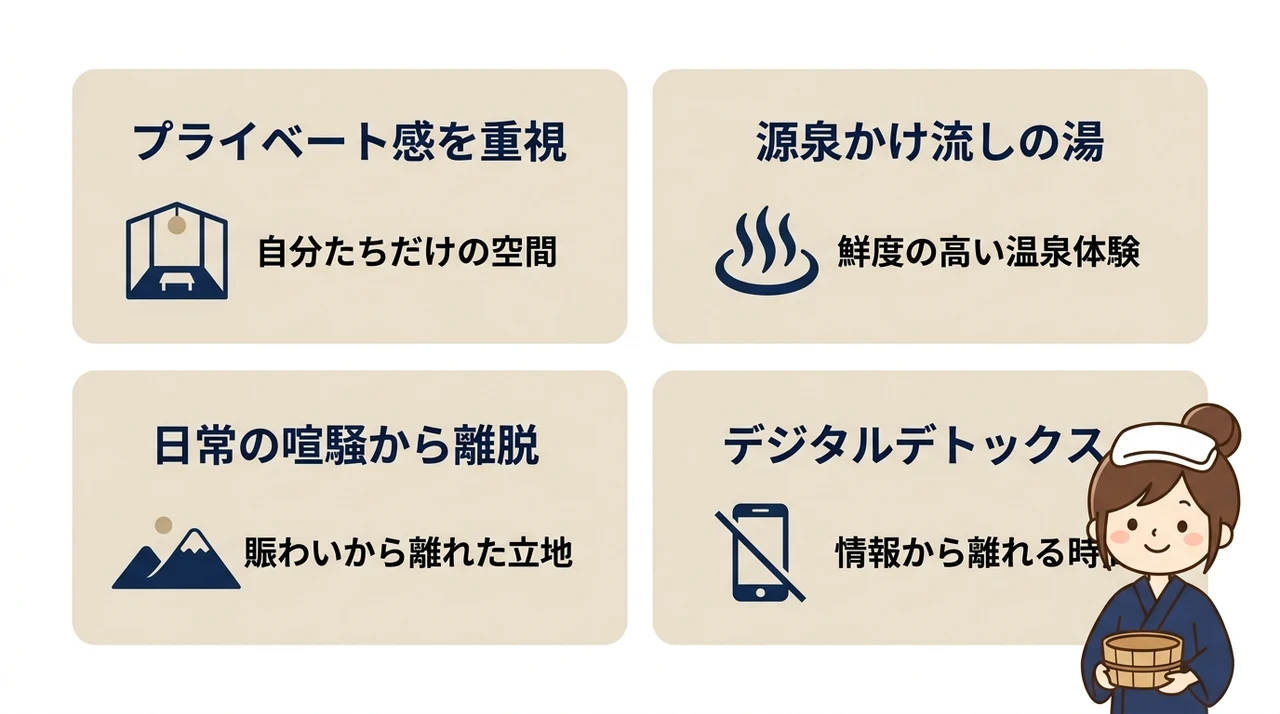 静かな温泉宿で叶える理想の大人旅とは