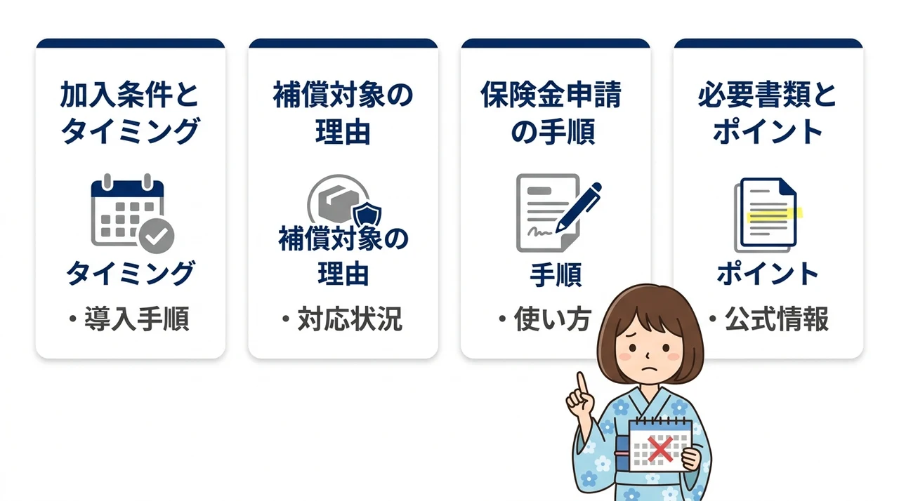 旅行保険やカード付帯補償でキャンセル料に備える方法
