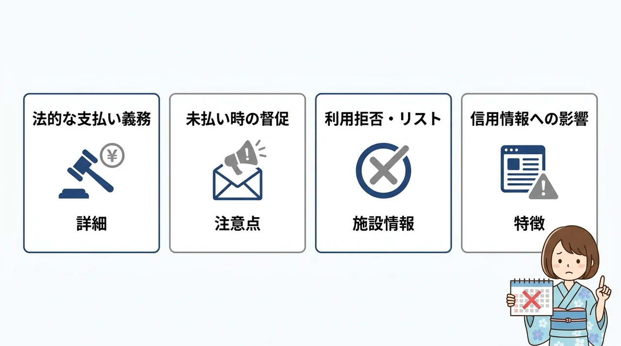 キャンセル料の未払いが信用情報や次回予約に与える影響