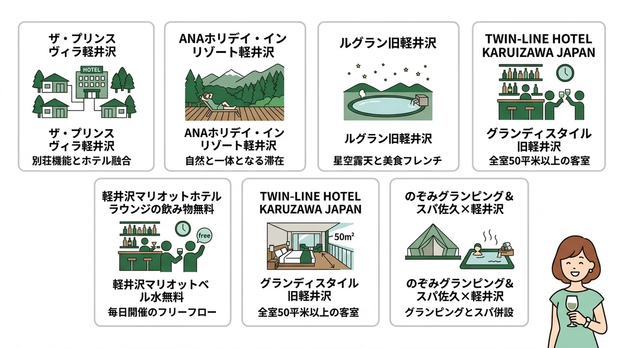 軽井沢オールインクルーシブのおすすめホテル7選