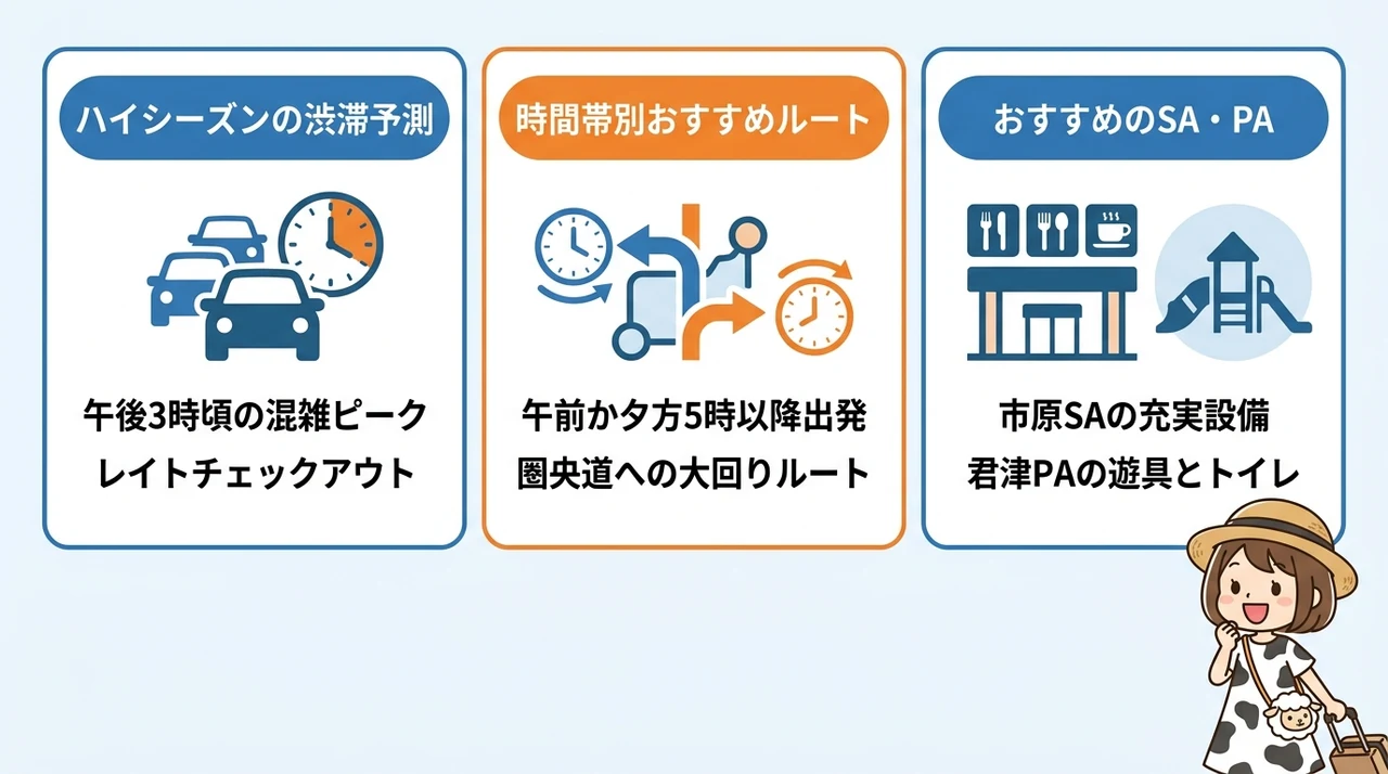 マザー牧場帰りの渋滞を回避する移動のコツ